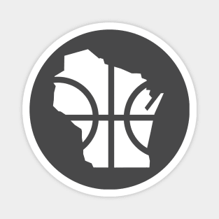 Wisconsin Basketball Logo Icon Magnet